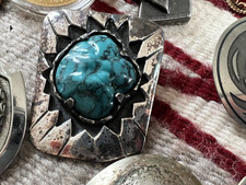 Lot of 15 SOUTHWESTERN BOLO SLIDES pendants only Fred Harvey Buffalo nickel - Additional view 4