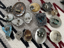 Lot of 15 SOUTHWESTERN BOLO SLIDES pendants only Fred Harvey Buffalo nickel - Additional view 8