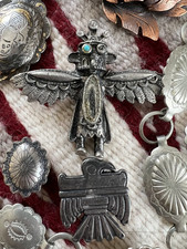 Vintage 18-PIECE lot jewelry tourist concho belts cuffs some Fred Harvey era - Additional view 11