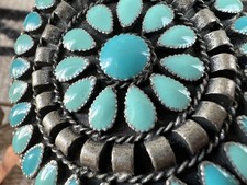 Vintage 18-PIECE lot jewelry tourist concho belts cuffs some Fred Harvey era - Additional view 16