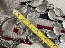 Vintage 18-PIECE lot jewelry tourist concho belts cuffs some Fred Harvey era - Additional view 23