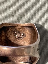 Fred Harvey Era Thunderbird Ring  Sterling - Additional view 4