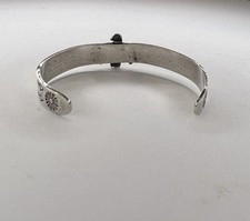 Vtg Coin Silver Small Cuff Thunderbird Fred Harvey Era Silver Products Bracelet - Additional view 4