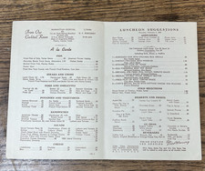 Dining Menu Fred Harvey Restaurant Hollywood CA Dinner Fred Harvey Union Station - Additional view 3