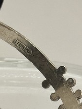 Fred Harvey Era Zuni Sterling SNAKE EYE Turquoise Row Arrows Cuff BRACELET 6.25” - Additional view 1