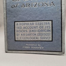 Vintage 1923 Story Of The Grand Canyon Of Arizona N H Darton Fred Harvey PB Blue - Additional view 3