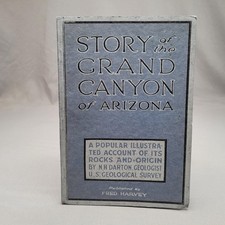 Vintage 1923 Story Of The Grand Canyon Of Arizona N H Darton Fred Harvey PB Blue