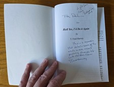 Hell Yes, I'd Do It Again by T. Fred Harvey SIGNED (2017, Trade Paperback) GOOD - Additional view 2
