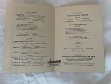 Fred Harvey Services Bright Angel Lodge  Grand Canyon AZ Restaurant  Menu 1952 - Additional view 2