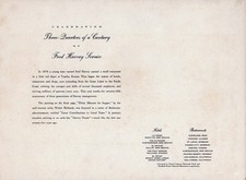 Fred Harvey - Three Quarter of a Century of Fred Harvey Service - PRISTINE L@@K - Additional view 3