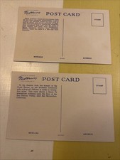 Vtg Lot Of 4 Santa Fe Railroad Postcard Linen Fred Harvey Unused - Additional view 4