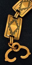 Fred Harvey Era Copper Bracelet Southwestern Style Aztec Engraving - Additional view 5