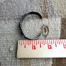 VTG Fred Harvey Era Navajo Double Thunderbird Turquoise Cuff Sterling Bracelet - Additional view 17