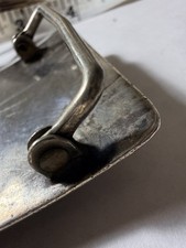 Vintage Southwestern Fred Harvey Style Silver Belt Buckle w/Green Stone 78.9 gms - Additional view 9