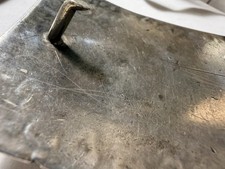 Vintage Southwestern Fred Harvey Style Silver Belt Buckle w/Green Stone 78.9 gms - Additional view 10