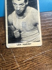 1938 Fred C. Cartledge Razors Famous Prize Fighters - Len Harvey #39 - Additional view 1