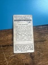 1938 Fred C. Cartledge Razors Famous Prize Fighters - Len Harvey #39 - Additional view 4