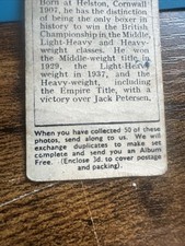 1938 Fred C. Cartledge Razors Famous Prize Fighters - Len Harvey #39 - Additional view 5