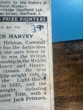 1938 Fred C. Cartledge Razors Famous Prize Fighters - Len Harvey #39 - Additional view 8