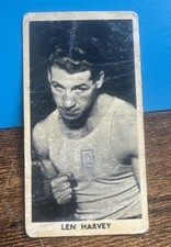 1938 Fred C. Cartledge Razors Famous Prize Fighters - Len Harvey #39