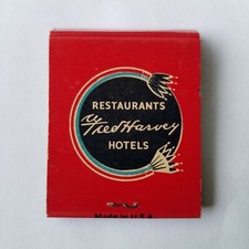 Rare Vintage Matchbook Fred Harvey Dearborn Station Tub15 - Additional view 1