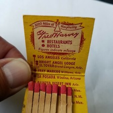 Rare Vintage Matchbook Fred Harvey Dearborn Station Tub15 - Additional view 3