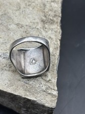 VTG Bell Trading Post Sterling Turquoise Thunderbird Ring - Fred Harvey Era 9.5 - Additional view 2