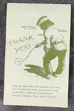 SANTA FE 1928 BKLT.  FRED HARVEY MEAL CHECK + ALVARADO HOTEL NEW MEXICO - Additional view 11