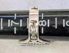 Vtg  MALACHITE AZURITE Fred Harvey SILVER Thunderbird Kachina RING UNISEX  - Additional view 8