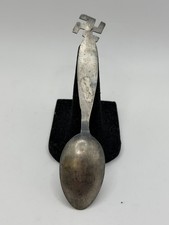 Antique Whirling Log Fred Harvey Era Navajo Sterling Silver Hand Made Spoon 925 - Additional view 3