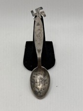 Antique Whirling Log Fred Harvey Era Navajo Sterling Silver Hand Made Spoon 925