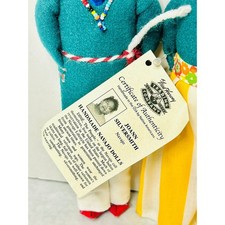 Fred Harvey Trading Company ~Handmade Navajo Dolls ~Joann Silversmith ~COA - Additional view 6
