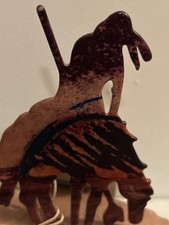 Fred Harvey END OF TRAIL lazer art - Additional view 1