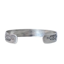 Vintage Sterling Silver 925 Navajo Fred Harvey Era Arrows Bracelet Cuff 1930s - Additional view 3