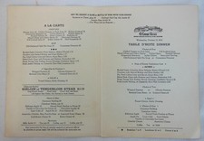 Fred Harvey 75th Anniversary Menu El Tovar Hotel Grand Canyon Aizona Dated  1951 - Additional view 2