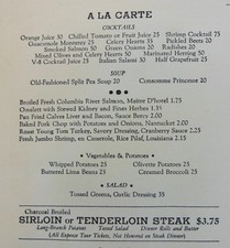 Fred Harvey 75th Anniversary Menu El Tovar Hotel Grand Canyon Aizona Dated  1951 - Additional view 3