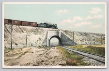 Train on the Belen Cut-Off Near Vaughn New Mexico NM Fred Harvey WB UNP Postcard