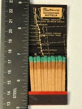 El Navajo Hotel Full Matchbook Gallup New Mexico Fred Harvey Hotels NM Vintage - Additional view 3