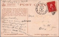 Vintage 1927 Pueblo of Santa Domingo New Mexico Postcard by Fred Harvey - Additional view 1