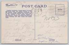 1945 Albuquerque New Mexico Fred Harvey Indian Bldg Santa Fe Station Postcard - Additional view 1