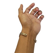 1930s Fred Harvey Era Royston Turquoise Sterling Silver Cuff Bracelet - Additional view 5