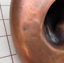 Fred Harvey Tom Mix Era Vintage Hammered Copper Cowboy Hat Ashtray Dresser Tray - Additional view 21