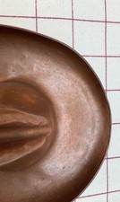 Fred Harvey Tom Mix Era Vintage Hammered Copper Cowboy Hat Ashtray Dresser Tray - Additional view 22