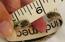 Native Navajo MAISELS Turquoise STERLING Bracelet-Fred Harvey Era 1930's VTG-25g - Additional view 8