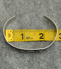 Vintage FRED HARVEY ERA Navajo DOG HORSE BIRDS Sterling Silver Bracelet 7 in - Additional view 10