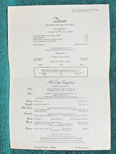 Santa Fe Railroad Menu Fred Harvey Service Houston Texas Railway Dining Car - Additional view 4