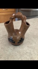 Fred Harvey Navajo Pottery Wedding Vase VGUC - minor imperfections