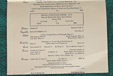 Santa Fe Railroad Dinner Menu Fred Harvey Service Railway Dining Car New Mexico - Additional view 2
