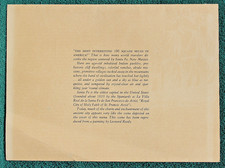 Santa Fe Railroad Dinner Menu Fred Harvey Service Railway Dining Car New Mexico - Additional view 7