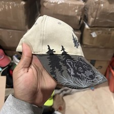 Yellowstone Hat Cap Strap Back Embroidered National Park USA Outdoors Mens Wolf - Additional view 4